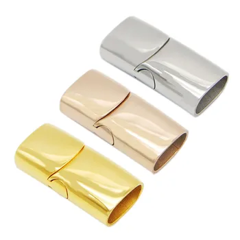 Stainless Steel Magnetic Clasps Bracelet End Connectors for 12x6mm Leather Cord Bracelet DIY Jewelry Findings
Stainless Steel Magnetic Clasps Bracelet End Connectors for 12x6mm Leather Cord Bracelet DIY Jewelry Findings