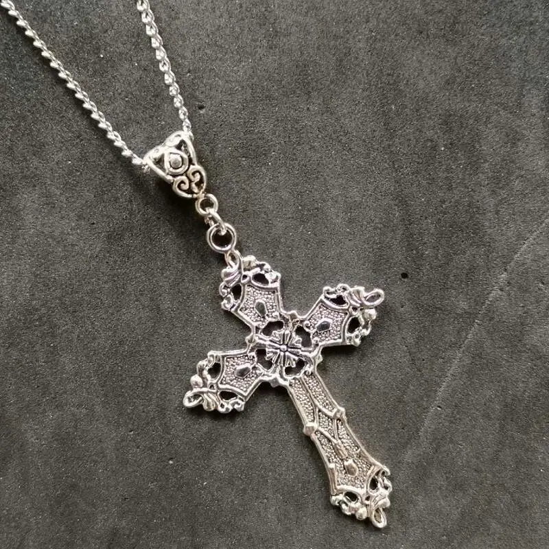 Newest Design Gothic Necklace Cross Necklaces For Men Women Charms Pendant Choker Collier Bijoux Christmas Religious Gifts
Newest Design Gothic Necklace Cross Necklaces For Men Women Charms Pendant Choker Collier Bijoux Christmas Religious Gifts