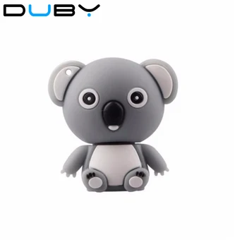 

New arrival small and exquisite U disk cute koala bear pendrive little cartoon model usb flash drive 2GB/4GB/8GB/16GB USB