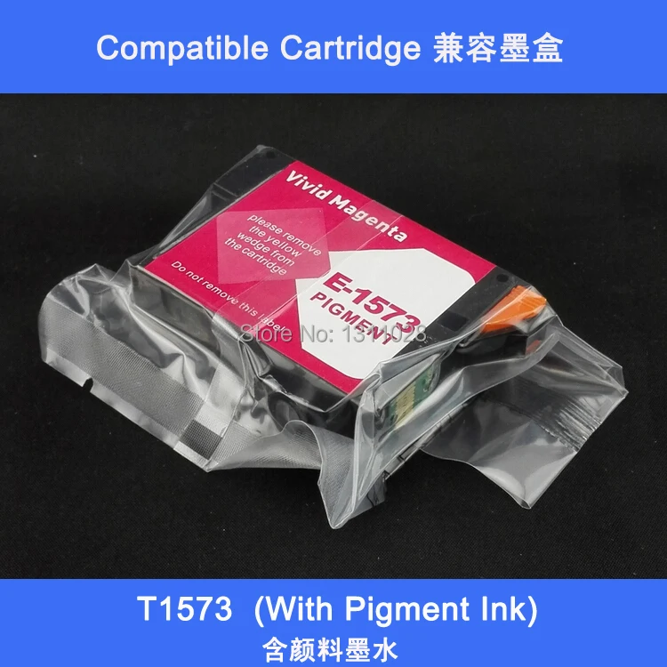 INK WAY T1573 Vivid Magenta Compatible Ink Cartridge for Epson R3000, 2 PACK one lot
INK WAY T1573 Vivid Magenta Compatible Ink Cartridge for Epson R3000, 2 PACK one lot