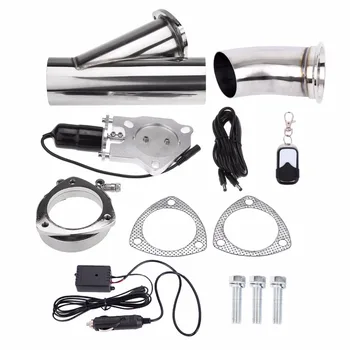 (Ship from EU) 3" Electric Stainless Exhaust Cutout Cut Out Dump Valve System kit with Remote control Fits Universal Car
(Ship from EU) 3" Electric Stainless Exhaust Cutout Cut Out Dump Valve System kit with Remote control Fits Universal Car