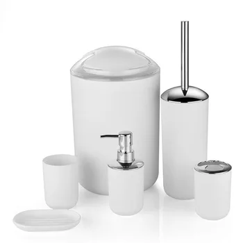 Durable 6 Pcs European Plastic Bathroom Accessories Set 7 Colors Toiletries Bathroom Hotel Supplies FPing
Durable 6 Pcs European Plastic Bathroom Accessories Set 7 Colors Toiletries Bathroom Hotel Supplies FPing