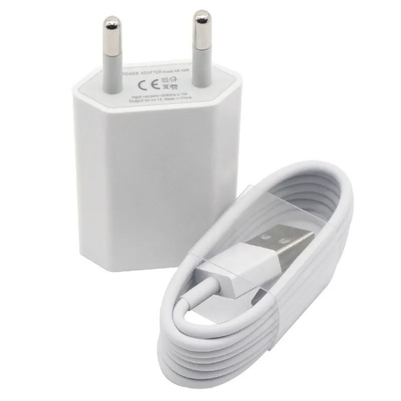 2 in1 High quality USB wall charger Adapter + 8 pin USB Data charging charger USB for iPhone 4 4S 5 5C 5S SE 6 6S 7 8 Plus
2 in1 High quality USB wall charger Adapter + 8 pin USB Data charging charger USB for iPhone 4 4S 5 5C 5S SE 6 6S 7 8 Plus