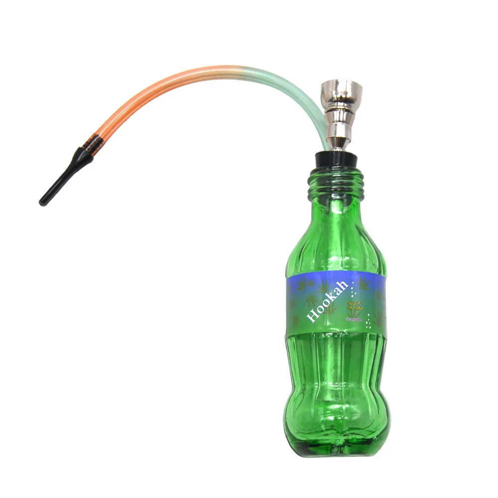 Стеклянная бутылка COURNOT портативная трубка для курения воды в форме бутылки колы