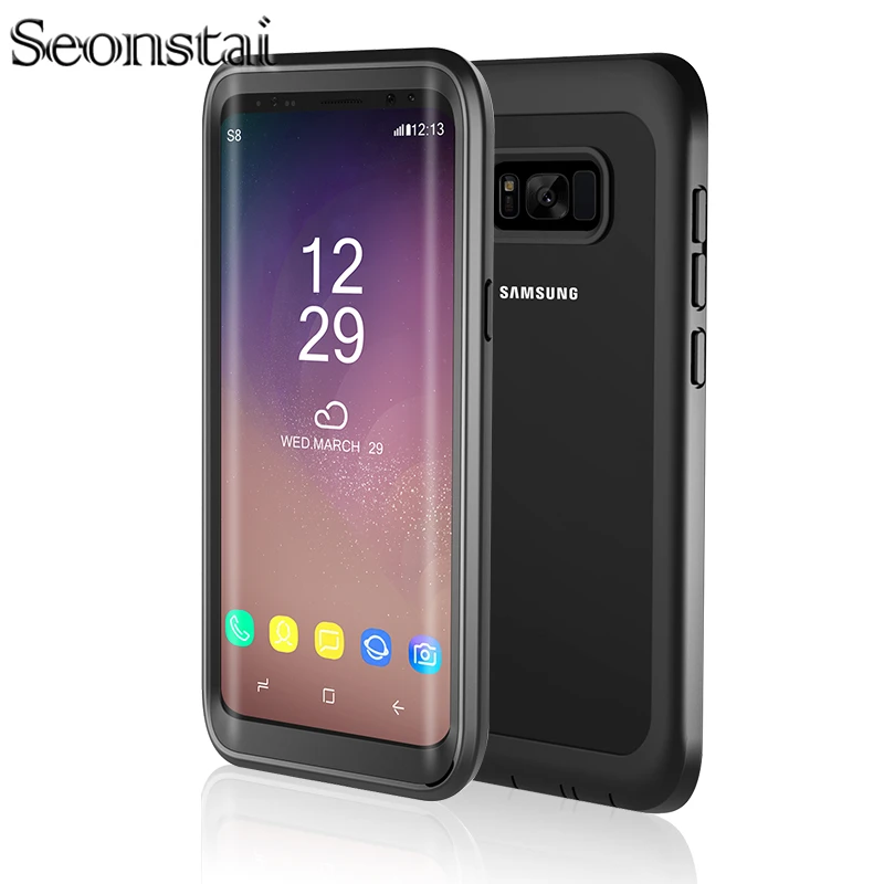 Водонепроницаемый чехол для Samsung S9 Plus Life противоударный прозрачный бампер со