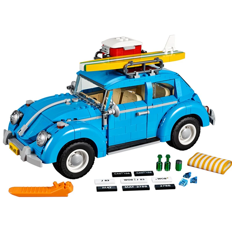 Creator Expert Building Blocks Technic Beetle Blue Car Model Bricks Toys Compatible Legoed 10252 21003 10566
Creator Expert Building Blocks Technic Beetle Blue Car Model Bricks Toys Compatible Legoed 10252 21003 10566