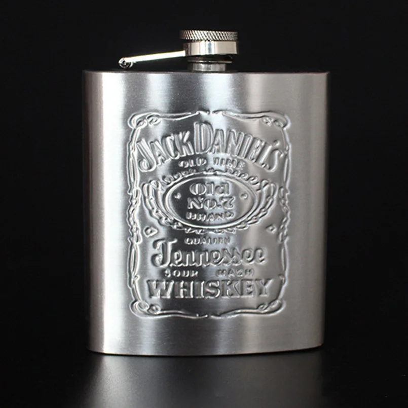 7oz Stainless Steel Hip-Flask Portable Russian Vodga Mini Flagon Whisky Wine Bottle Fine Engraving Men's Gift Retro Wine Tools
7oz Stainless Steel Hip-Flask Portable Russian Vodga Mini Flagon Whisky Wine Bottle Fine Engraving Men's Gift Retro Wine Tools