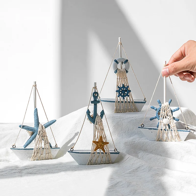1Set Mini Sailing Boat Decorative Room Accessories Nautical Home Decor Wood Crafts Sailboat Model desktop Ornament Toy Kids Gift
1Set Mini Sailing Boat Decorative Room Accessories Nautical Home Decor Wood Crafts Sailboat Model desktop Ornament Toy Kids Gift
