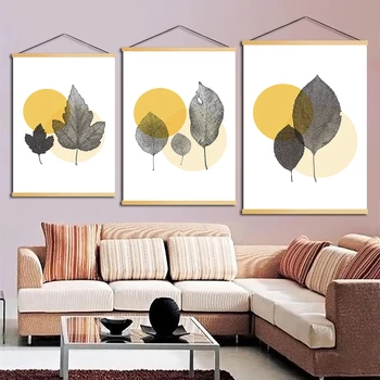 Nordic Scroll Modern Wall Art Leaves Pictures Round Canvas Solid Wood Hanging Painting Abstract Print Poster For Home Decoration
Nordic Scroll Modern Wall Art Leaves Pictures Round Canvas Solid Wood Hanging Painting Abstract Print Poster For Home Decoration