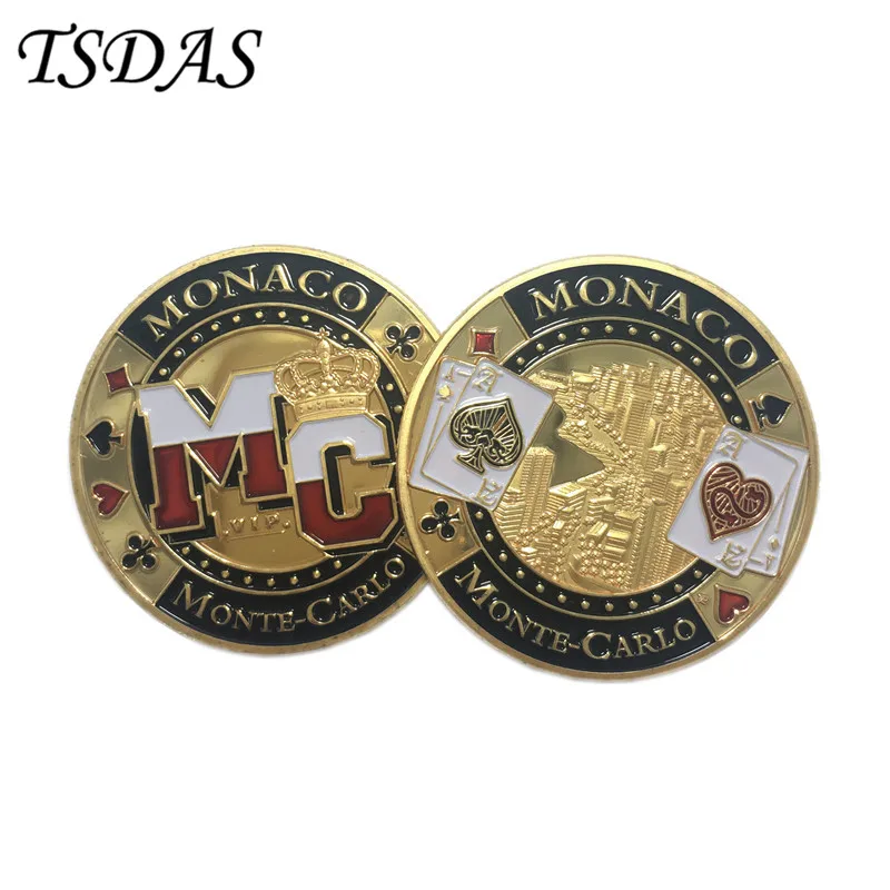 Monaco Monte Carlo Lucky Gambling Commemorative Coins With Round Box Monaco 40*3 mm Coin
Monaco Monte Carlo Lucky Gambling Commemorative Coins With Round Box Monaco 40*3 mm Coin