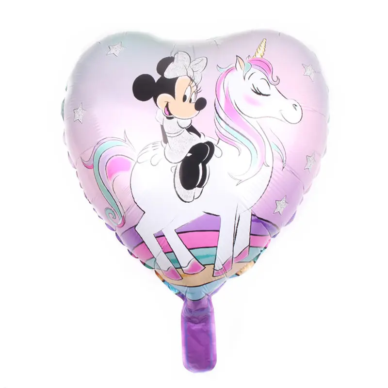 XXPWJ New 18-inch heart-shaped horse-riding Minnie-style aluminum balloon balloons Children's holiday party-decorated C-030
XXPWJ New 18-inch heart-shaped horse-riding Minnie-style aluminum balloon balloons Children's holiday party-decorated C-030