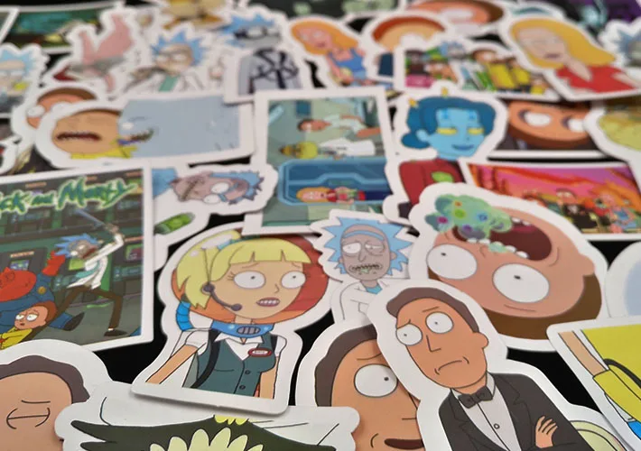 49Pcs/lot Drama Rick and Morty Sticker [ Pack of 3 ]