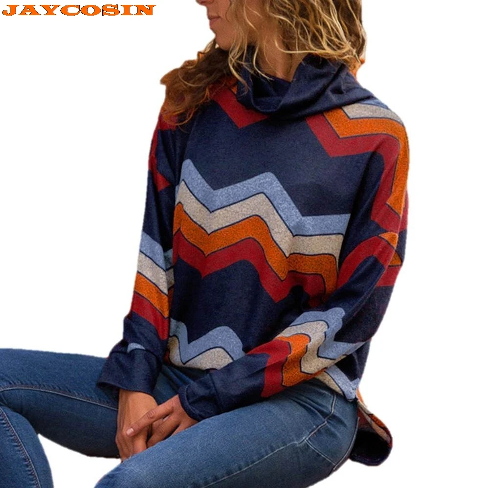 JAYCOSIN Hot Fashion Design Women Casual Long Sleeve Geometric Turtleneck BLouse Pullovers Sweater High Quality Sweater New
JAYCOSIN Hot Fashion Design Women Casual Long Sleeve Geometric Turtleneck BLouse Pullovers Sweater High Quality Sweater New