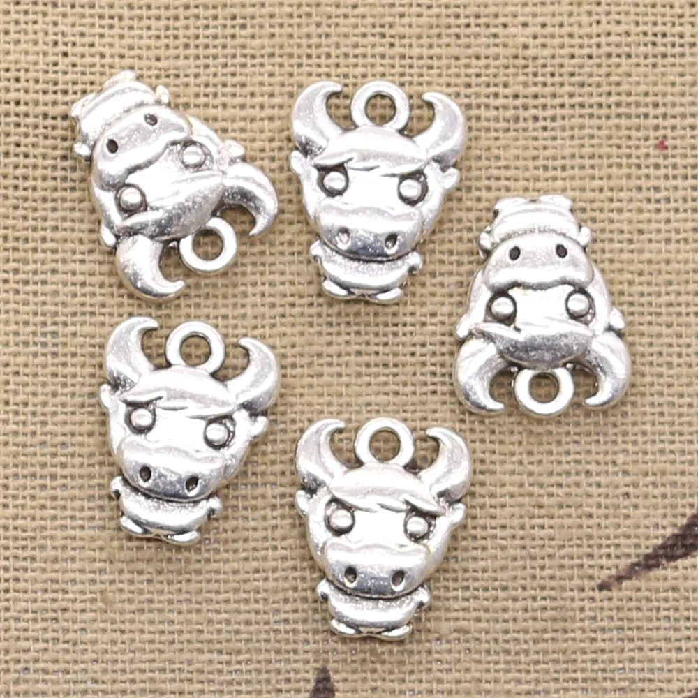 20pcs Charms cow bull ox 12*15mm Antique pendant fit,Vintage Tibetan Silver,DIY for bracelet necklace
20pcs Charms cow bull ox 12*15mm Antique pendant fit,Vintage Tibetan Silver,DIY for bracelet necklace
