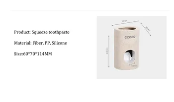 Toothbrush Rack Toothpaste Wall-mounted Toothpaste Squeeze Tool Storage appliances
Toothbrush Rack Toothpaste Wall-mounted Toothpaste Squeeze Tool Storage appliances