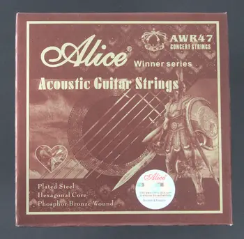 10 sets Top Grade Alice Winner AWR47 Plated Steel Hexagonal Core Phosphor Bronze Wound Acoustic Guitar Strings
10 sets Top Grade Alice Winner AWR47 Plated Steel Hexagonal Core Phosphor Bronze Wound Acoustic Guitar Strings