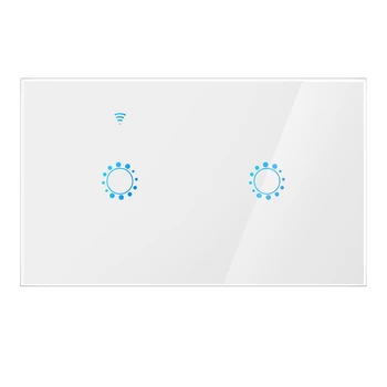 US Plug Smart Home WiFi Panel Touch Switch Household Wall Light Remote Control Switches 1/2/3 Gang
US Plug Smart Home WiFi Panel Touch Switch Household Wall Light Remote Control Switches 1/2/3 Gang