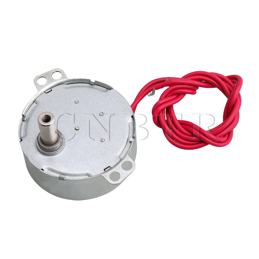 CNBTR Synchronous Motor AC 5V 4W 5-6RPM CW/CCW Torque Turntable Gear Box for for DIY Work Fan
CNBTR Synchronous Motor AC 5V 4W 5-6RPM CW/CCW Torque Turntable Gear Box for for DIY Work Fan