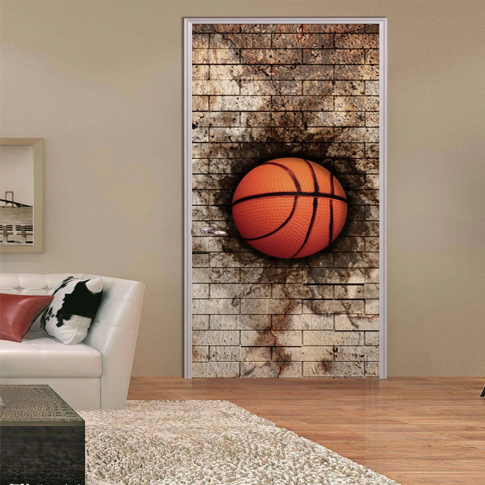 Sports Item Basketball Door Stickers Creative Home Decor Kitchen Fridge Decor Stickers PVC Self Adhesive Door Sticker Mural Door
Sports Item Basketball Door Stickers Creative Home Decor Kitchen Fridge Decor Stickers PVC Self Adhesive Door Sticker Mural Door