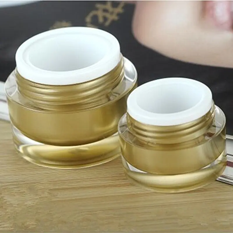 5pcs/Lot 5g 10 Grams Golden Acrylic Straight Circle Cream Bottle Jar High-end Cosmetics Bottles Cream Jars Cosmetic Packaging
5pcs/Lot 5g 10 Grams Golden Acrylic Straight Circle Cream Bottle Jar High-end Cosmetics Bottles Cream Jars Cosmetic Packaging