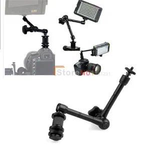 100% New 11 Inch Articulating Magic Arm for Camera Camcoder DV LCD Monitor LED light Shoemount DSLR Rig
100% New 11 Inch Articulating Magic Arm for Camera Camcoder DV LCD Monitor LED light Shoemount DSLR Rig