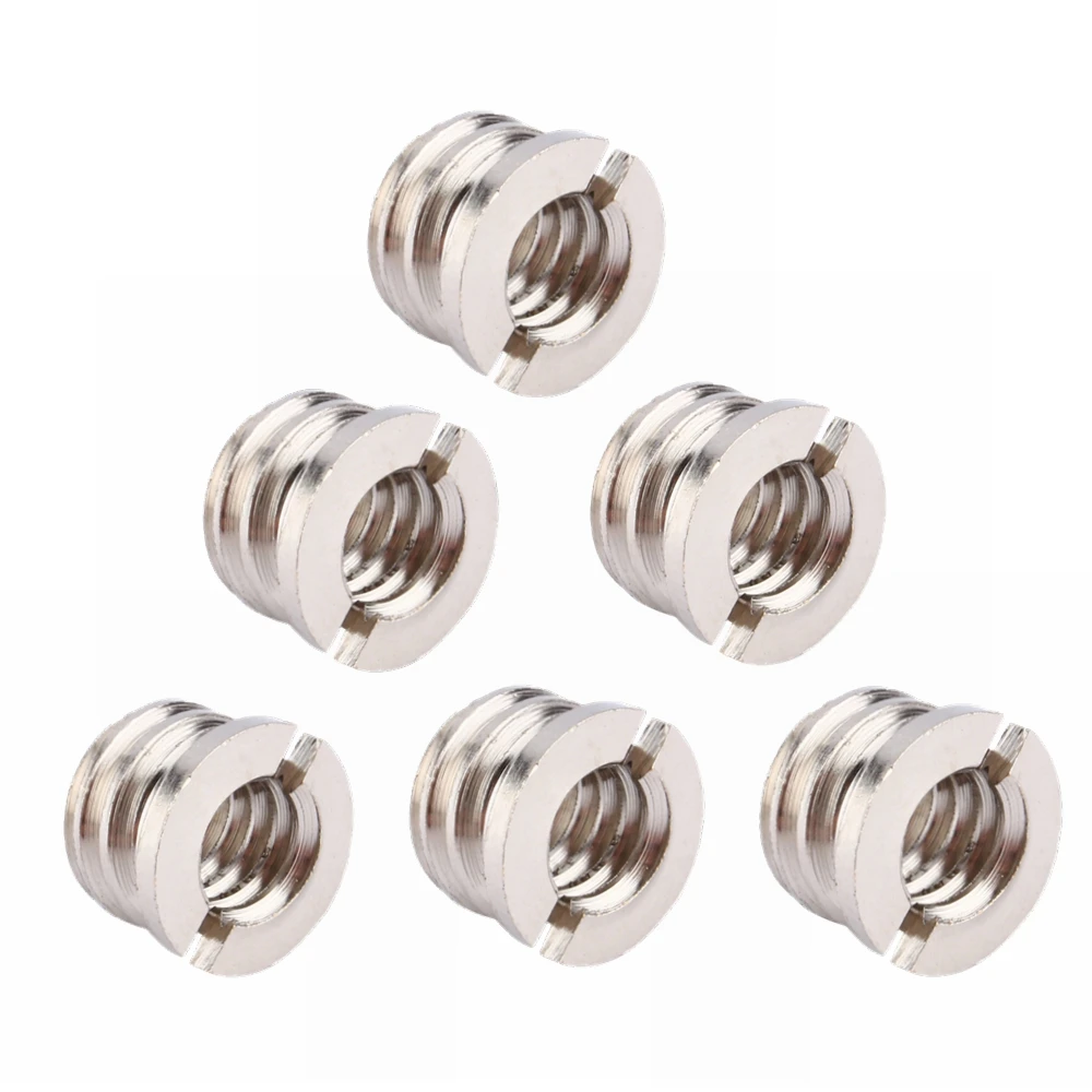 10pcs Convert Screw Adapter of Female 1/4 to Male 3/8 for Tripod Monopod Ballhead Camera DSLR SLR Accessories with High Quality
10pcs Convert Screw Adapter of Female 1/4 to Male 3/8 for Tripod Monopod Ballhead Camera DSLR SLR Accessories with High Quality