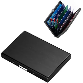 Business Card Case Stainless Steel Black Credit Card Bank Wallet Travelling Wallet Men Minimalist Metal Portafoglio Uomo #120
Business Card Case Stainless Steel Black Credit Card Bank Wallet Travelling Wallet Men Minimalist Metal Portafoglio Uomo #120