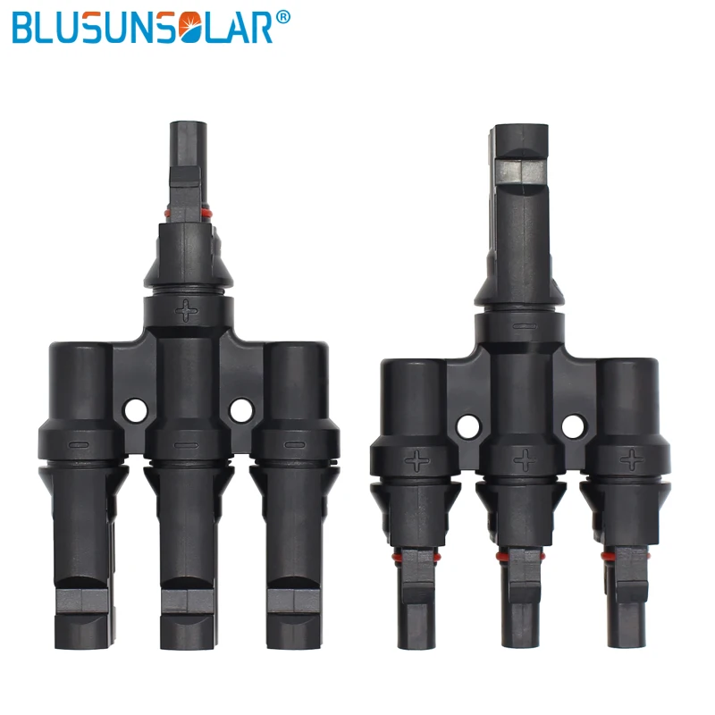 1 pair 3 to 1 T Branch Connectors Solar Pair SOLAR PV Connectors MMF FFM for PV / Photovoltaic System
1 pair 3 to 1 T Branch Connectors Solar Pair SOLAR PV Connectors MMF FFM for PV / Photovoltaic System