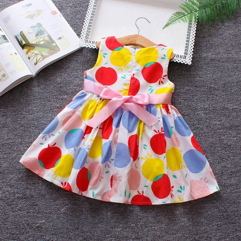Summer Baby Girl Dress Fruit Colorful Print Sleeveless Kid Girl Dresses Hot Sale Children Clothing 1-4Y
Summer Baby Girl Dress Fruit Colorful Print Sleeveless Kid Girl Dresses Hot Sale Children Clothing 1-4Y