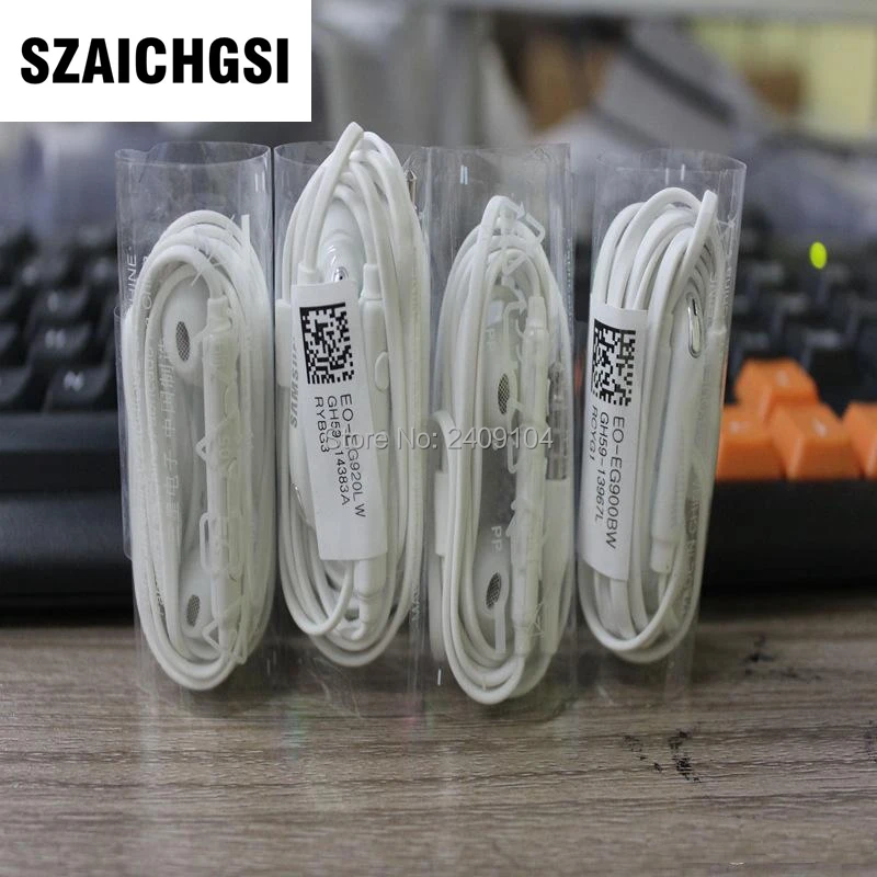 SZAICHGSI S7 In-ear Earphone with Wire Cable Remote Mic Control Earbuds For samsung galaxy S7 / edge S6 wholesale 100pcs/lot
SZAICHGSI S7 In-ear Earphone with Wire Cable Remote Mic Control Earbuds For samsung galaxy S7 / edge S6 wholesale 100pcs/lot