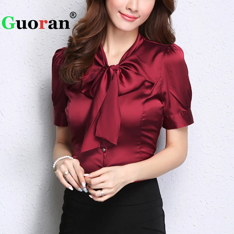 Women Office Work Wear Chiffon Blouses 2018 Summer red White Pink Shirts Plus Size 5xl Ladies Bow Knot Shirts Femme Blusas Tops
Women Office Work Wear Chiffon Blouses 2018 Summer red White Pink Shirts Plus Size 5xl Ladies Bow Knot Shirts Femme Blusas Tops