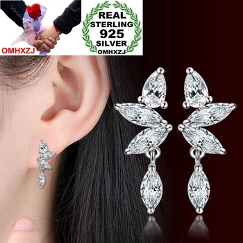 OMHXZJ Wholesale Sweet Temperament Fashion Star Woman Girl Wedding Gift Horse Eye Zircon 925 Sterling Silver Stud Earrings YS366
OMHXZJ Wholesale Sweet Temperament Fashion Star Woman Girl Wedding Gift Horse Eye Zircon 925 Sterling Silver Stud Earrings YS366