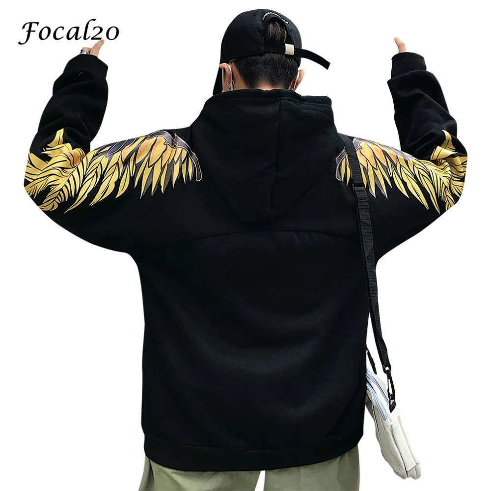 Focal20 Streetwear Wing Print Fleece Women Sweatshirt Pullover Long Sleeve Hooded Sweatshirt Oversize Causal Tracksuit
Focal20 Streetwear Wing Print Fleece Women Sweatshirt Pullover Long Sleeve Hooded Sweatshirt Oversize Causal Tracksuit
