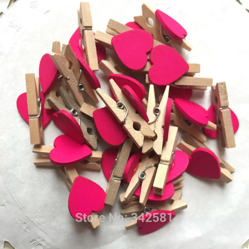 25 pieces mini pegs fuchsia Peach Heart Craft Wedding Decoration Mother's Day Banner Clips Clothespins Pegs Of Heart Baby Shower
25 pieces mini pegs fuchsia Peach Heart Craft Wedding Decoration Mother's Day Banner Clips Clothespins Pegs Of Heart Baby Shower