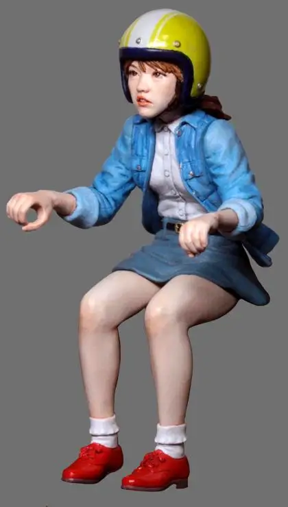 Unpainted Kit 1/24 60mm girl riding not have Motorcycle 60mm figure Historical Uncolor Figure Resin Kit Free Shipping
Unpainted Kit 1/24 60mm girl riding not have Motorcycle 60mm figure Historical Uncolor Figure Resin Kit Free Shipping
