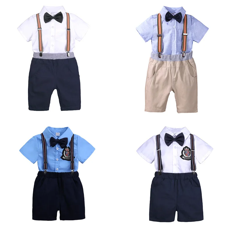 Baby Boy Clothing Set 2018 Kids Clothes Set Gentle Boys Suit Bow Shirts+Overall Pants Wedding Cloth Photography Drop Shipping
Baby Boy Clothing Set 2018 Kids Clothes Set Gentle Boys Suit Bow Shirts+Overall Pants Wedding Cloth Photography Drop Shipping