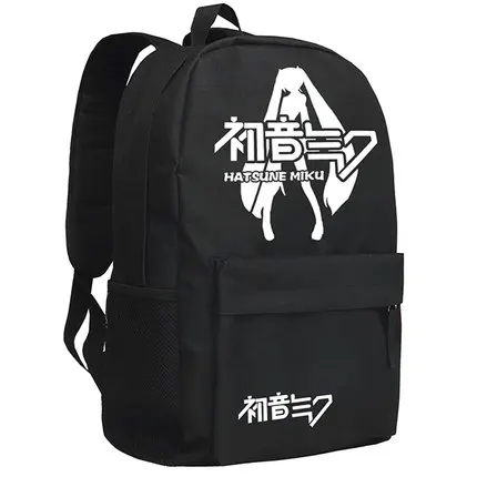 Vocaloid Hatsune Miku Cosplay Backpack Oxford School Bag Unisex High Quality Schoolbags Luminous Canvas cartoon backpack
Vocaloid Hatsune Miku Cosplay Backpack Oxford School Bag Unisex High Quality Schoolbags Luminous Canvas cartoon backpack