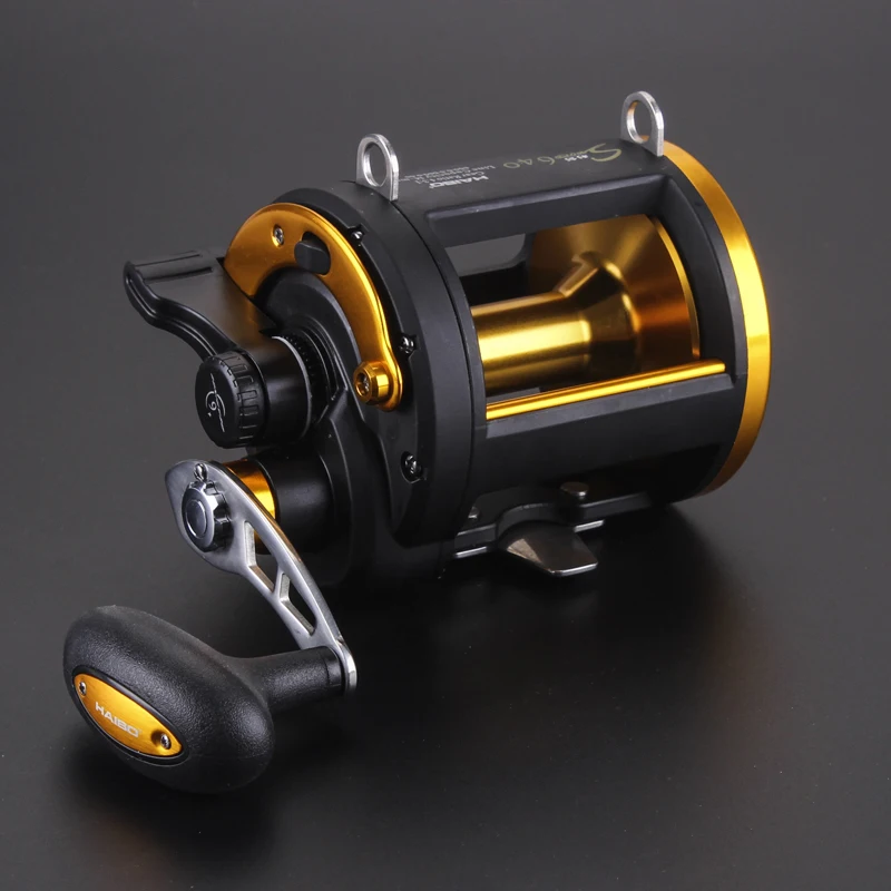 Top quality powerful trolling game reel 6 ball bearings carbon drag washers boat reel fishing reel
Top quality powerful trolling game reel 6 ball bearings carbon drag washers boat reel fishing reel