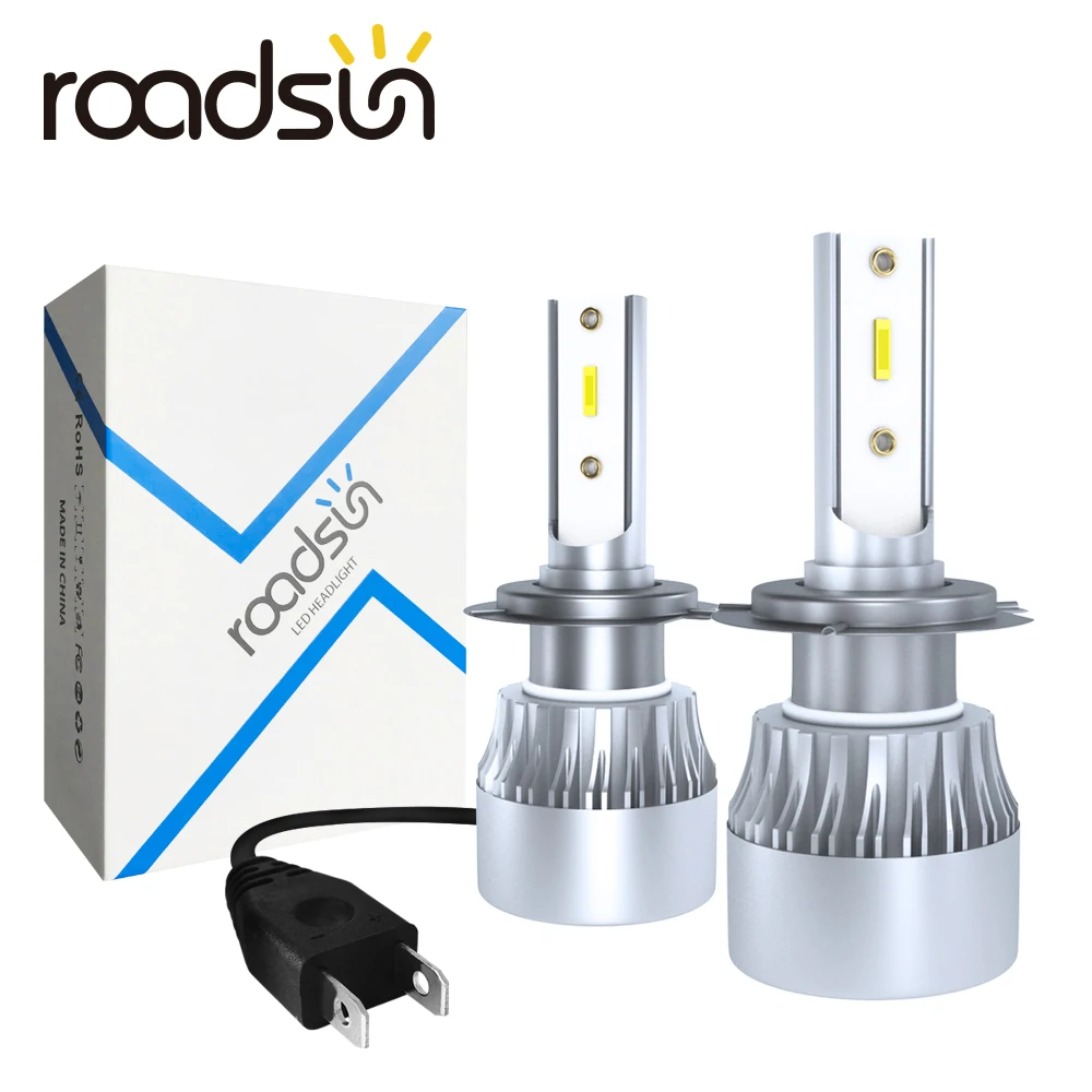 2PCS 10000LM 60W H7 LED headlight H4 H1 H8 / H9 / H11 9005 / HB3 / H10 9006 headlight replacement kit 12V (2 pieces / set)
2PCS 10000LM 60W H7 LED headlight H4 H1 H8 / H9 / H11 9005 / HB3 / H10 9006 headlight replacement kit 12V (2 pieces / set)