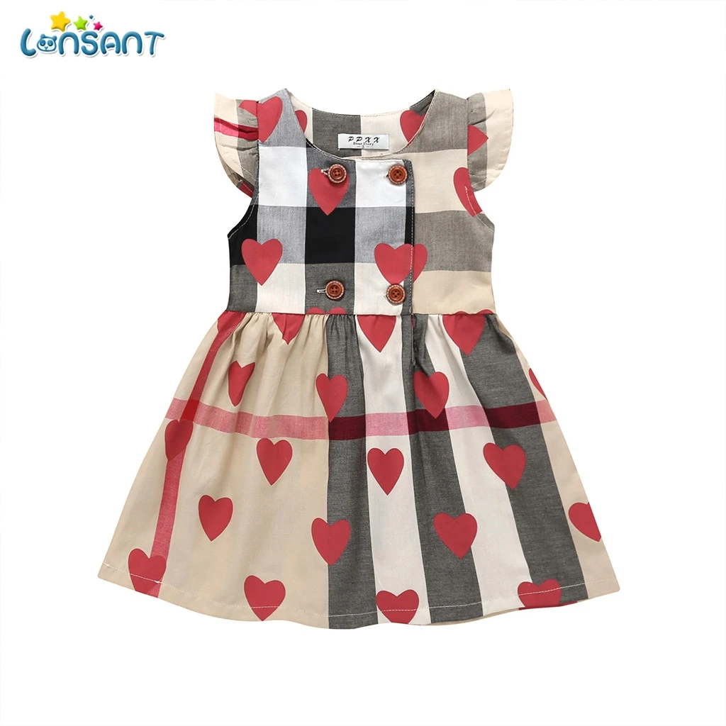 LONSANT Summer Girls Button Flying Sleeve Dresses Plaid Cute Kids Party Dresses For Kids Girls Princess Dress Tops Clothes N30
LONSANT Summer Girls Button Flying Sleeve Dresses Plaid Cute Kids Party Dresses For Kids Girls Princess Dress Tops Clothes N30