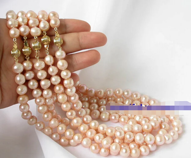 Free shipping@@@@@ A5 Pieces 17" 10mm round pink freshwater pearl necklace(n999) a
Free shipping@@@@@ A5 Pieces 17" 10mm round pink freshwater pearl necklace(n999) a