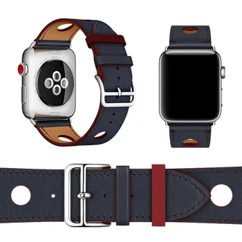 38-42mm Wrist Band For Apple Watch 1 2 3 Single Tour Rallye 6 Port Herm Watchbands Genuine Leather Strap For Apple Series 4 Band
38-42mm Wrist Band For Apple Watch 1 2 3 Single Tour Rallye 6 Port Herm Watchbands Genuine Leather Strap For Apple Series 4 Band