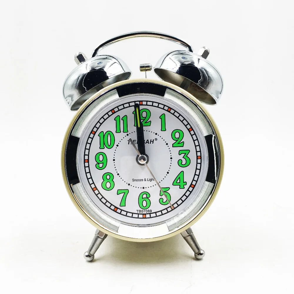 Retro Vintage Alarm Clock Double Bell Silent Clock Quartz Movement Decorative Table Clocks Antique Classic Desk Clock
Retro Vintage Alarm Clock Double Bell Silent Clock Quartz Movement Decorative Table Clocks Antique Classic Desk Clock