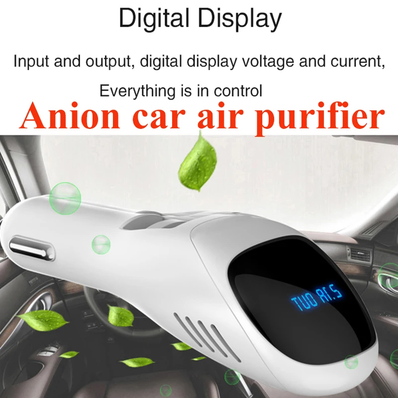 Oxygen Bar Anion Car Air Purifier Smoke PM2.5 Purify Dust Formaldehyde Ionizer Negative Ion USB Charger Air Purifier for cars
Oxygen Bar Anion Car Air Purifier Smoke PM2.5 Purify Dust Formaldehyde Ionizer Negative Ion USB Charger Air Purifier for cars