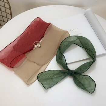 Fashionable Korea Small long Scarf pure Elegant Organza Women neck scarves skinny scarf hair bag hand scarf Apparel Accessories
Fashionable Korea Small long Scarf pure Elegant Organza Women neck scarves skinny scarf hair bag hand scarf Apparel Accessories