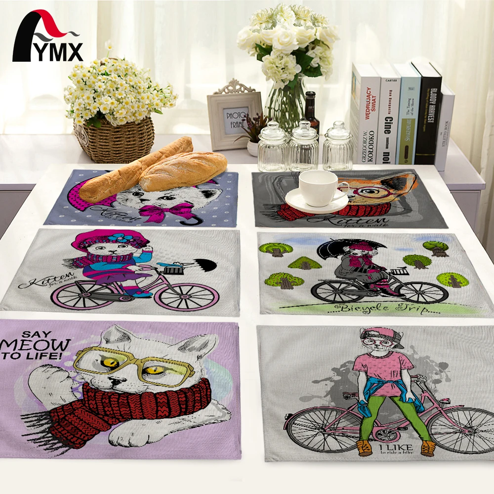 Cartoon Cat Pattern Table Mat Kitchen Decoration Table Napkin For Wedding Fashion Cute Cat Table Mat Dining Accessories
Cartoon Cat Pattern Table Mat Kitchen Decoration Table Napkin For Wedding Fashion Cute Cat Table Mat Dining Accessories