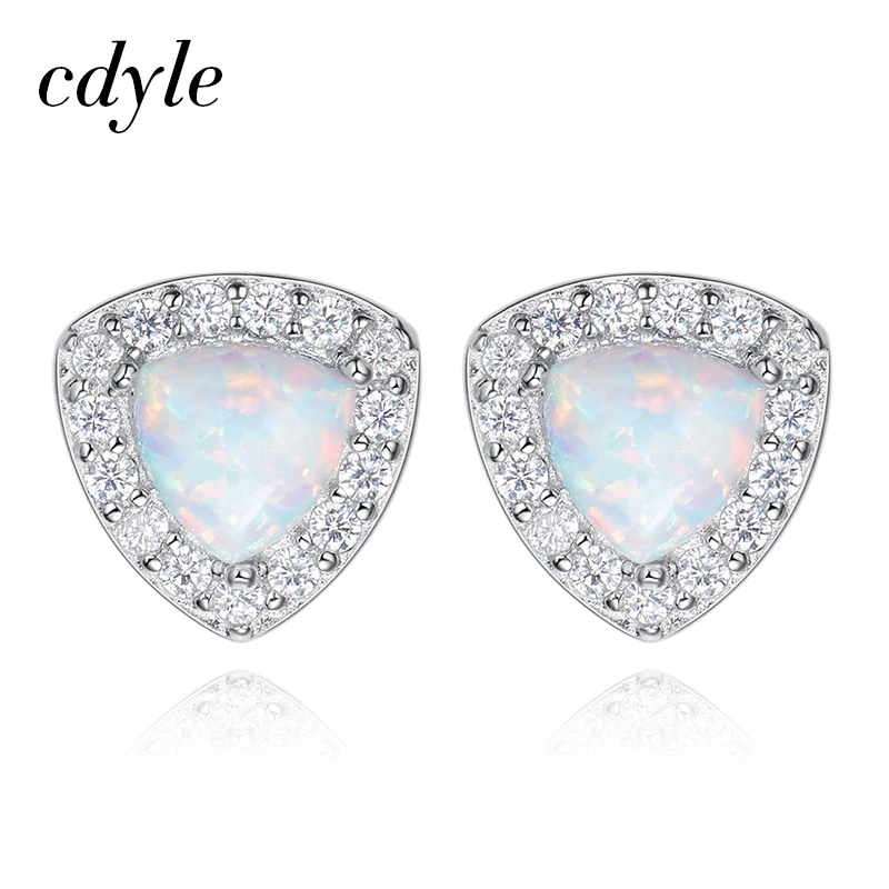 Cdyle S925 Sterling Silver Jewelry Stud Earrings Women Fashion Fire Opal Earrings Wedding Bijoux Valentine's Day Gift New
Cdyle S925 Sterling Silver Jewelry Stud Earrings Women Fashion Fire Opal Earrings Wedding Bijoux Valentine's Day Gift New
