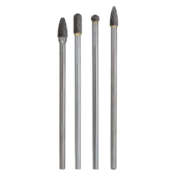 4Pcs Efficient Double Cut Long Reach Burr Grinding Milling Tungsten Steel Professional Carbide Set Safe Easy Apply Rotary Tool
4Pcs Efficient Double Cut Long Reach Burr Grinding Milling Tungsten Steel Professional Carbide Set Safe Easy Apply Rotary Tool