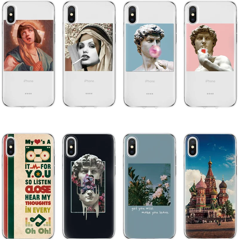 Statue capa for iPhone 4S 5 5S SE 6 S 7 8 Plus Funda Coque Soft For iPhone 7plus 8 plus X XR Cover TPU For iPhone Xs Max case
Statue capa for iPhone 4S 5 5S SE 6 S 7 8 Plus Funda Coque Soft For iPhone 7plus 8 plus X XR Cover TPU For iPhone Xs Max case