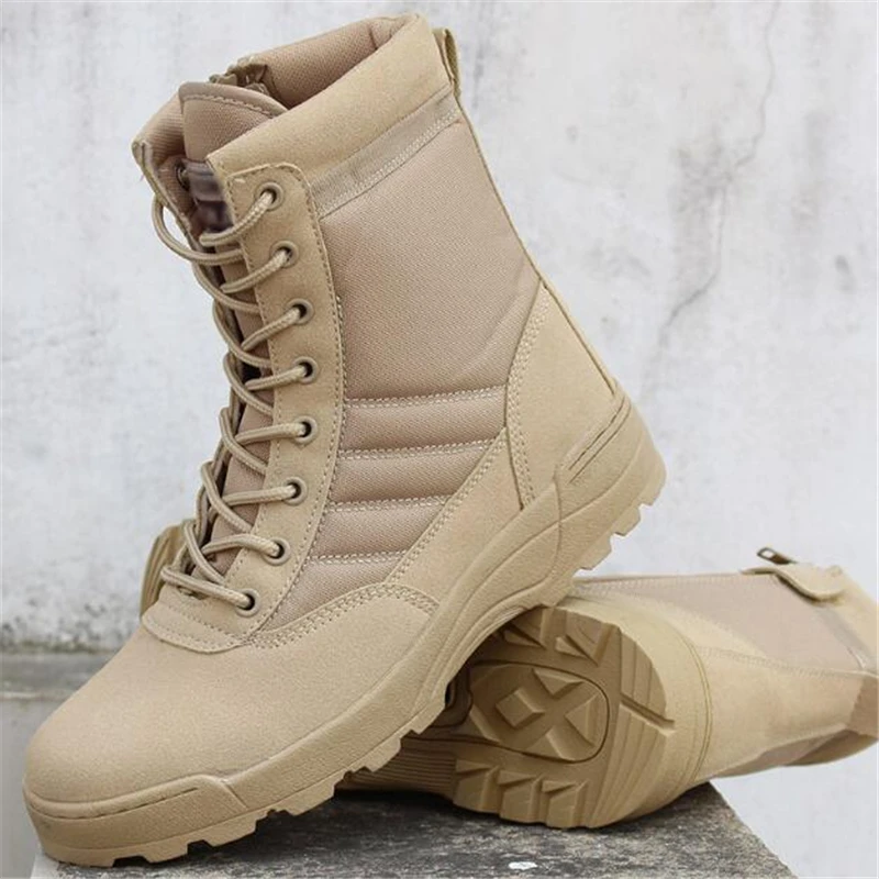 Men Military Combat Boots Outdoor Waterproof Desert Tactical Boots High Quality Safety Shoes Sneakers for Men Botas De Hombre
Men Military Combat Boots Outdoor Waterproof Desert Tactical Boots High Quality Safety Shoes Sneakers for Men Botas De Hombre